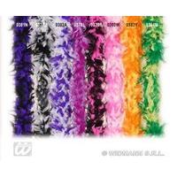 Feather Boa Bicol 180cm Green/lime Accessory For 20s 30s Dancing Flapper Moll