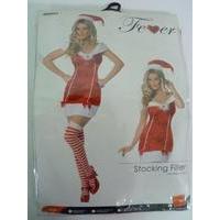 fever stocking filler costume red s dress hat sexy christmas fancy dre ...