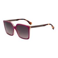 Fendi Sunglasses FF 0076/F/S FENDI LOGO Asian Fit DXV/XQ