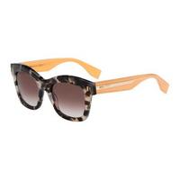 fendi sunglasses ff 0025s color block hjujd