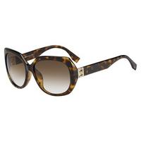 Fendi Sunglasses FF 0047/F/S THE FENDISTA Asian Fit EDJ/CC