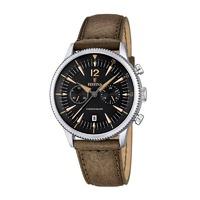festina mens chrono watch with leather strap f168703