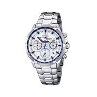 festina mens chrono watch with steel bracelet f68362