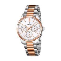 Festina Ladies Rose Bi-Colour Multifunction Watch with Steel