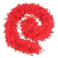 feather boa 80g red budget costume accessories female one size