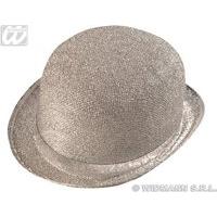 felt bowler silver lame bowler hats caps headwear for fancy dress cost ...