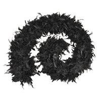 feather boa 80g black budget costume accessories female one size