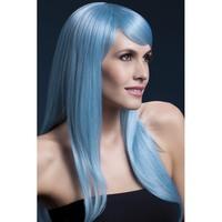 fever womens sienna wig one size pastel blue