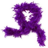 Feather Boa Small 180cm Purple Accessory For 20s 30s Dancing Flapper Moll Fancy