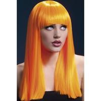 Fever Women\'s Alexia Wig, One Size, Neon Orange