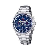 festina mens chrono watch with steel bracelet f68363