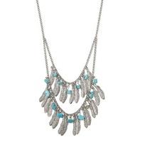 Feather Layered Necklace