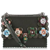 FENDI Kan Flowers Scallop Trim Bag