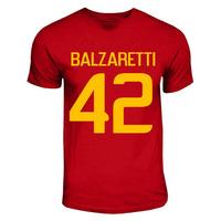 federico balzretti roma hero t shirt red