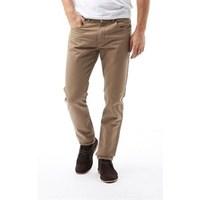 Feraud Mens Cotton Twill Reg Slim Fit Chinos Beige