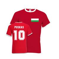 Ferenc Puskas Hungary Ringer Tee...