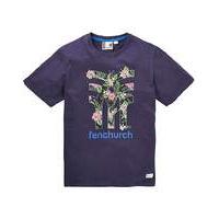 fenchurch icon floral t shirt long