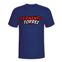 fernando torres comic book t shirt navy