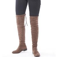 Feud Womens Over The Knee Boots Mink