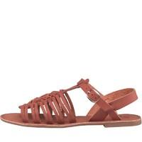 Feud Womens Madge Strappy Sandals Tan