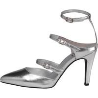 Feud Womens Maud Strappy Sandals Silver