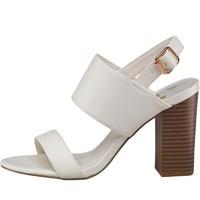 Feud Womens Maddy Heeled Sandals Off White