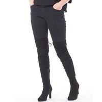 Feud Womens Over The Knee Boots Black