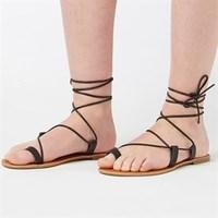 Feud Womens Maia Sandals Black