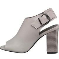 Feud Womens Peep Toe Ankle Shoes Grey