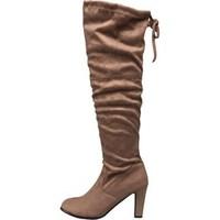 Feud Womens Over The Knee Boots Mink