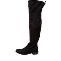 Feud Womens Over The Knee Boots Black