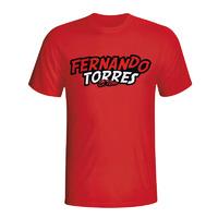 fernando torres comic book t shirt red