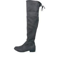 feud womens over the knee boots dark grey