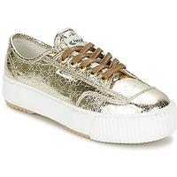 Feiyue PLATFORM METALLIC women\'s Shoes (Trainers) in gold