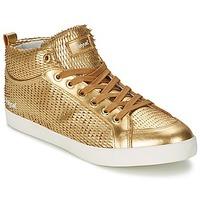Feiyue DELTA MID DRAGON SCALE women\'s Shoes (High-top Trainers) in gold
