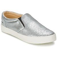 Feiyue FE SLIP ON DRAGON SCALE women\'s Slip-ons (Shoes) in Silver
