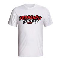 fernando torres comic book t shirt white kids