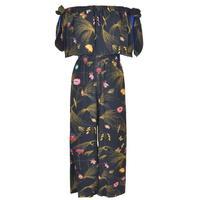 fendi herbarium off shoulder jumpsuit