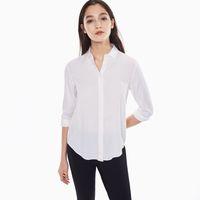 Featherweight Twill Blouse - White