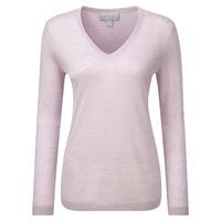 Featherweight Cashmere Boyfriend Sweater (Neutral Blush / 14)