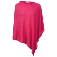 featherweight cashmere poncho summer pink one size