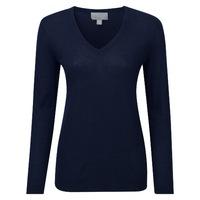 Featherweight Cashmere Boyfriend Sweater (Navy / 18)