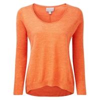 featherweight cashmere relaxed sweater sunset orange 10