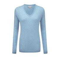Featherweight Cashmere Boyfriend Sweater (Silver Teal / 08)