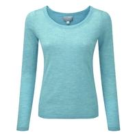 Featherweight Cashmere Sweater (Silver Teal / 18)