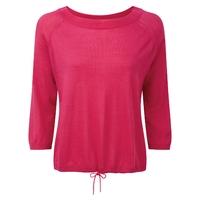 Featherweight Cashmere Tie Hem Sweater (Summer Pink / 10)