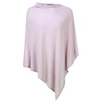 Featherweight Cashmere Poncho (Neutral Blush / One Size)