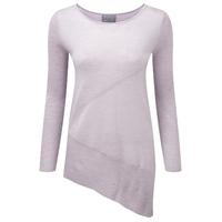 Featherweight Cashmere Seamed Sweater (Neutral Blush / 08)