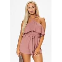 Felicity Rose Tie Neck Playsuit