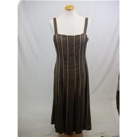 Fenn Wright Manson Brown & White Dress - Size 12